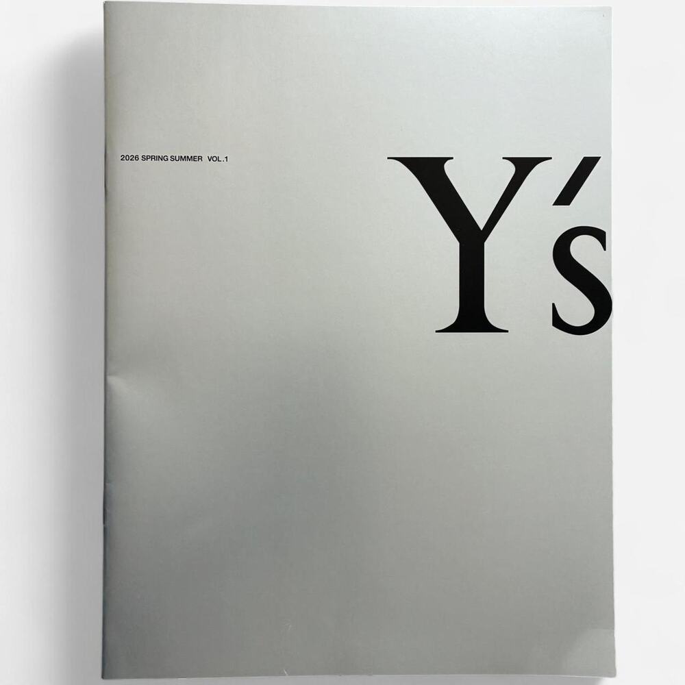 Y’s by Yohji Yamamoto S/S 2026 collection look book catalog